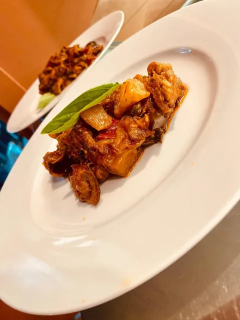 Sicilian aubergine caponata